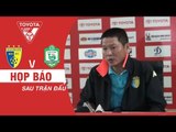 HLV Chu Đình Nghiêm bình thản sau trận thắng đậm của Hà Nội FC trước XSKT Cần Thơ