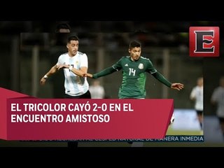 Análisis del desempeño de la Selección Mexicana ante Argentina