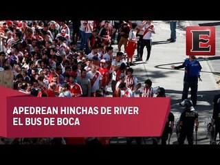 Disturbios en el Monumental previo a la final River Plate vs Boca Juniors