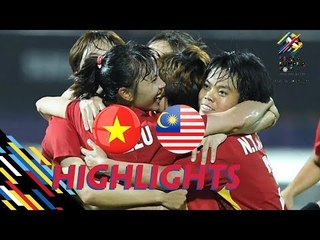 HIGHLIGHT | VIỆT NAM vs MALAYSIA | ĐT NỮ CHÍNH THỨC GIÀNH HCV SEA GAMES 29
