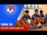 U22 VIỆT NAM TẬP NHẸ TẠI HÀNH LANG KHÁCH SẠN TRONG NGÀY ĐẦU Ở MALAYSIA