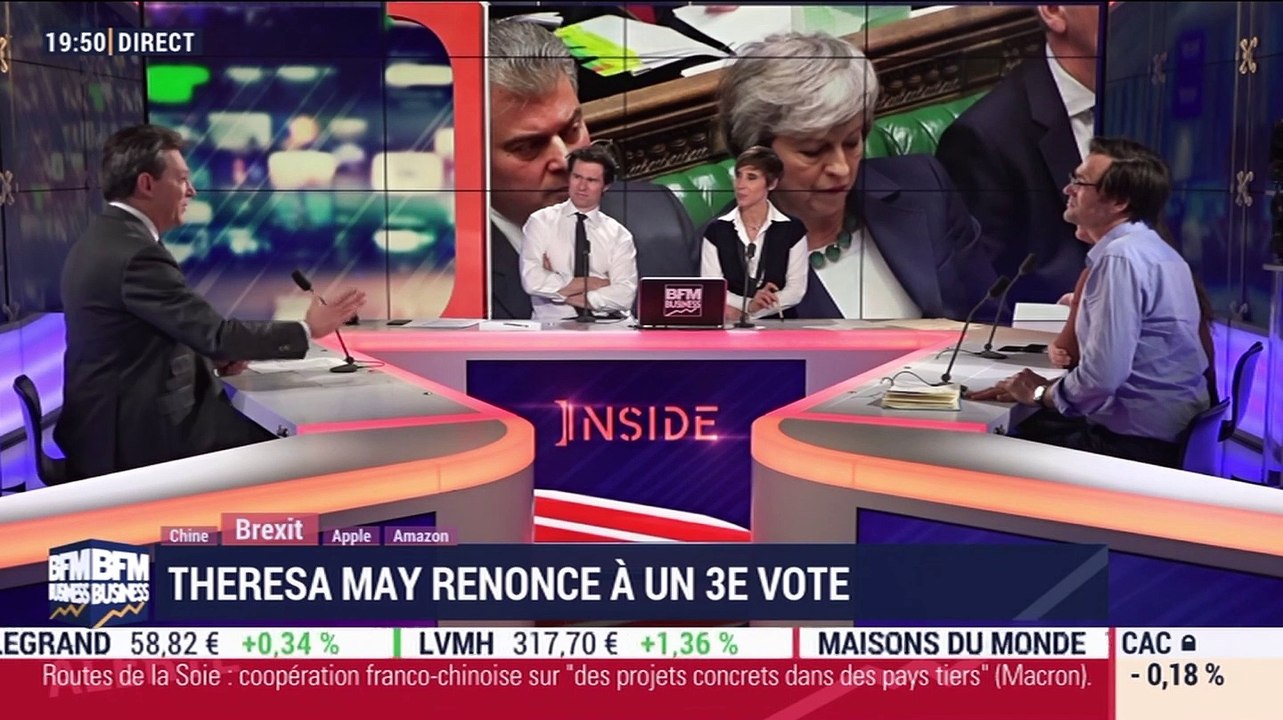 Les insiders (2/2): Theresa May renonce à un 3ème vote sur le Brexit - 25/03
