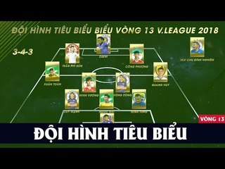 Đội hình tiêu biểu vòng 13 | Vinh danh Hà Nội Fc, Minh Vương và Công Phượng lọt TOP | VPF Media