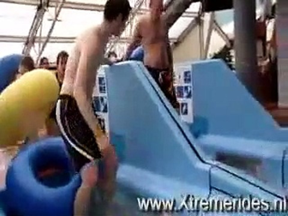 AquaLand Köln's debuilt  “Crazy River” adventure slide (Deleted Video Re-Upload)