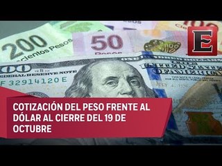 Así cerró el peso frente al dólar