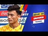 Bùi Tiến Dũng tự tin cùng đồng đội đánh bại U23 Thái Lan, giành ngôi đầu bảng K | VFF Channel