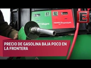 Eliminan IVA a gasolinas y diesel en la frontera norte