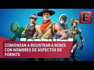 Fornite inspira nombres de bebés