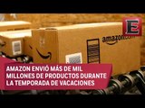 Amazon rompe récord de ventas en las fiestas de 2018