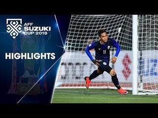 Chan Vathanaka rực sáng, Campuchia có 3 điểm đầu tiên tại AFF Cup 2018 | VFF Channel