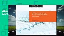 About For Books  Alternative Investments: CAIA Level I (Wiley Finance)  Review