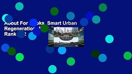 About For Books  Smart Urban Regeneration  Best Sellers Rank : #2