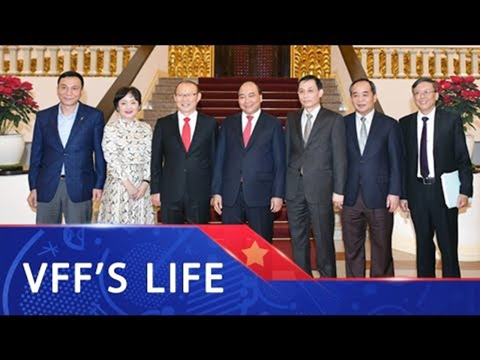 Thủ tướng chính phủ tiếp huấn luyện viên Park Hang-seo nhân dịp đầu xuân năm mới | VFF Channel