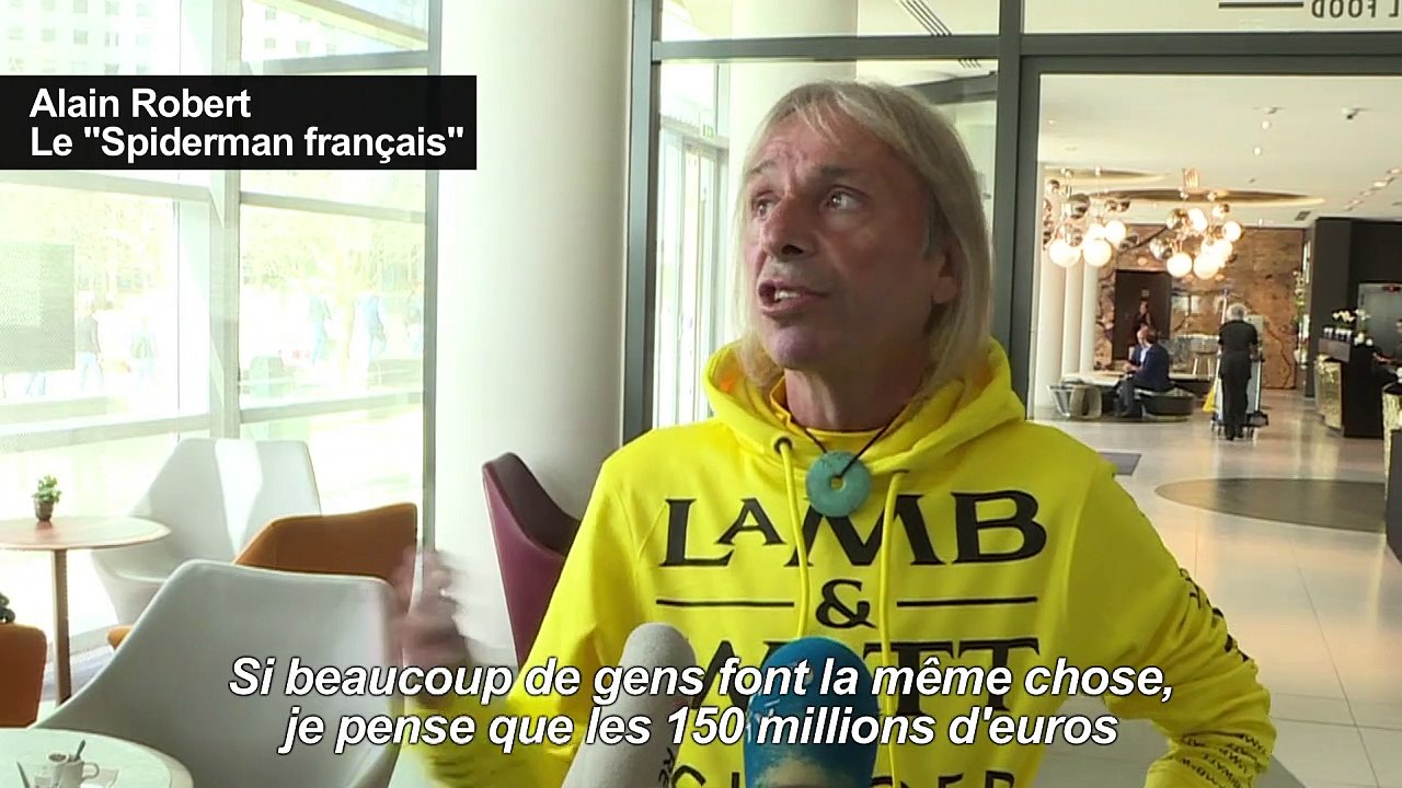 Le "Spiderman" français grimpe "pour sauver Notre-Dame de Paris"