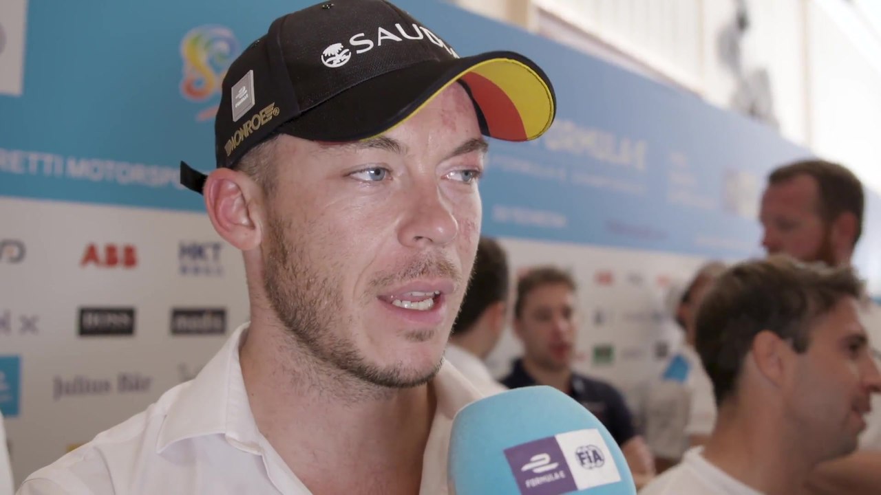 Formula-E FWD Sanya E-Prix - Andre Lotterer Reaktion