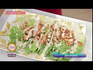 ¡Deliciosa ensalada César con pollo al chipotle! | Sale el Sol