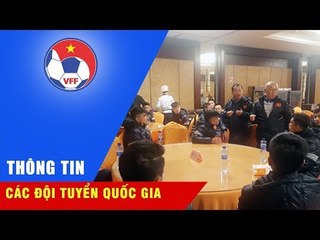 U23 Việt Nam có mặt tại Trung Quốc trong thời tiết khắc nghiệt