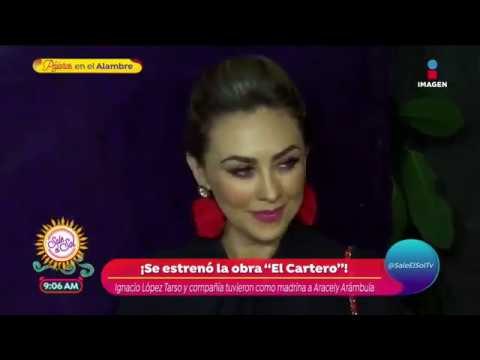 Aracely Arámbula se niega a hablar de Luis Miguel | Sale el Sol