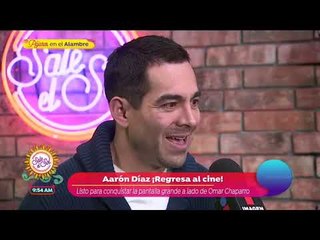 ¡Aarón Díaz está en México y reveló que regresará al Cine!