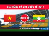 FULL | U21 Việt Nam vs U21 Myanmar | Giải bóng đá U21 Quốc tế Báo Thanh niên 2017