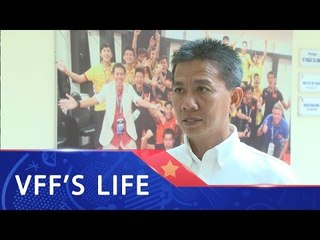 HLV Hoàng Anh Tuấn: "Thi đấu với những đối thủ mạnh, giúp cầu thủ trưởng thành hơn" | VFF Channel