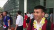 Trực Tiếp Olympic Việt Nam về Hà Nội trong sự chào đón của hàng nghìn người hâm mộ | VFF Channel