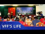 Lãnh đạo VFF, VPF gặp mặt chúc mừng các nhà báo thể thao phía Bắc nhân dịp 21/6 | VFF Channel