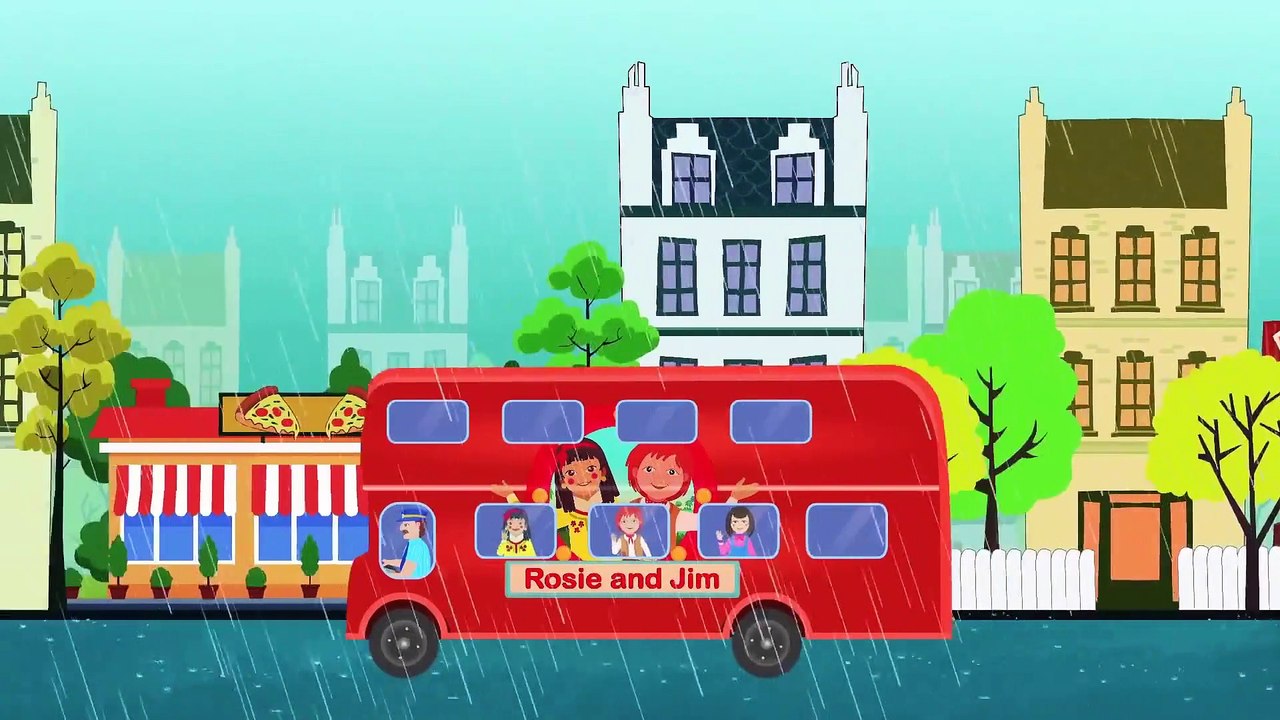 Learn Nursery Rhymes with Rosie and Jim | Wheels On The Bus | Nursery Rhyme Learning for Kids