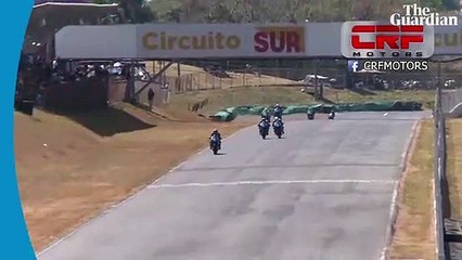 Fight erupts after bikes clash in Costa Rica motorcycle race