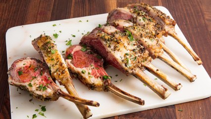This Garlicky Herb Rack Of Lamb Is Insanely Easy To Pull Off