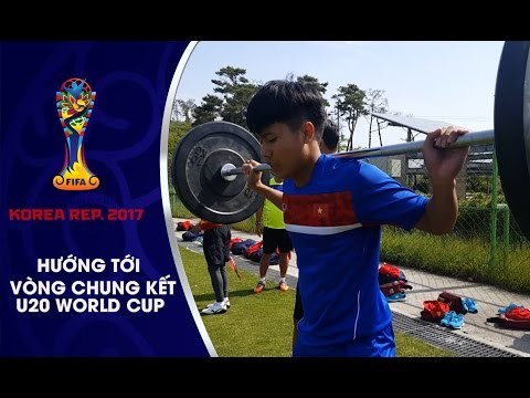 CẦU THỦ U20 VIỆT NAM BỞ HƠI TAI VỚI BÀI TẬP TĂNG CƯỜNG SỨC MẠNH VÀ TỐC ĐỘ TẠI HÀN QUỐC