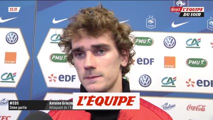 Griezmann «On est en pleine confiance» - Foot - Bleus