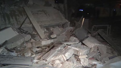 بالفيديو.. المبني الذي قصفته إسرائيل بغزة سكني وليس عسكريا