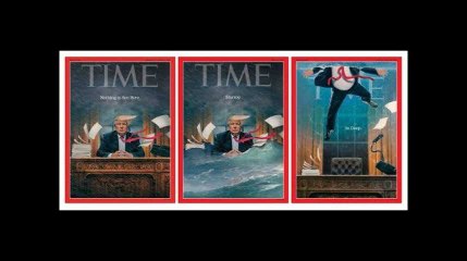 La couverture de Time magazine illustre bien la situation dans laquelle est Donald Trump