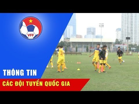 ĐT U22 Việt Nam miệt mài tập luyện chiều 17.01 | VFF Channel