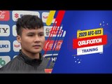 Quang Hải tự tin trong ngày nhận băng thủ quân U23 Việt Nam | VFF Channel