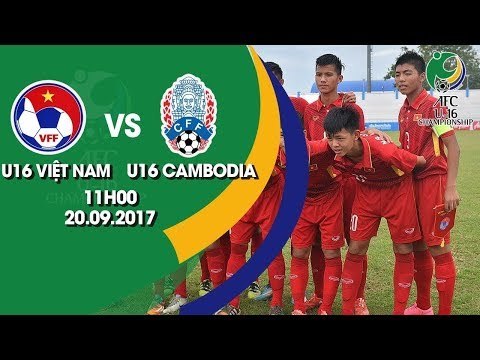 FULL VL U16 Châu Á | U16 Việt Nam vs U16 Campuchia | Đẳng cấp vượt trội