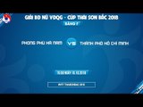 Trực tiếp | PP Hà Nam vs TP. Hồ Chí Minh | Chung kết bóng đá nữ VĐQG 2018 - cúp TSB | VFF Channel