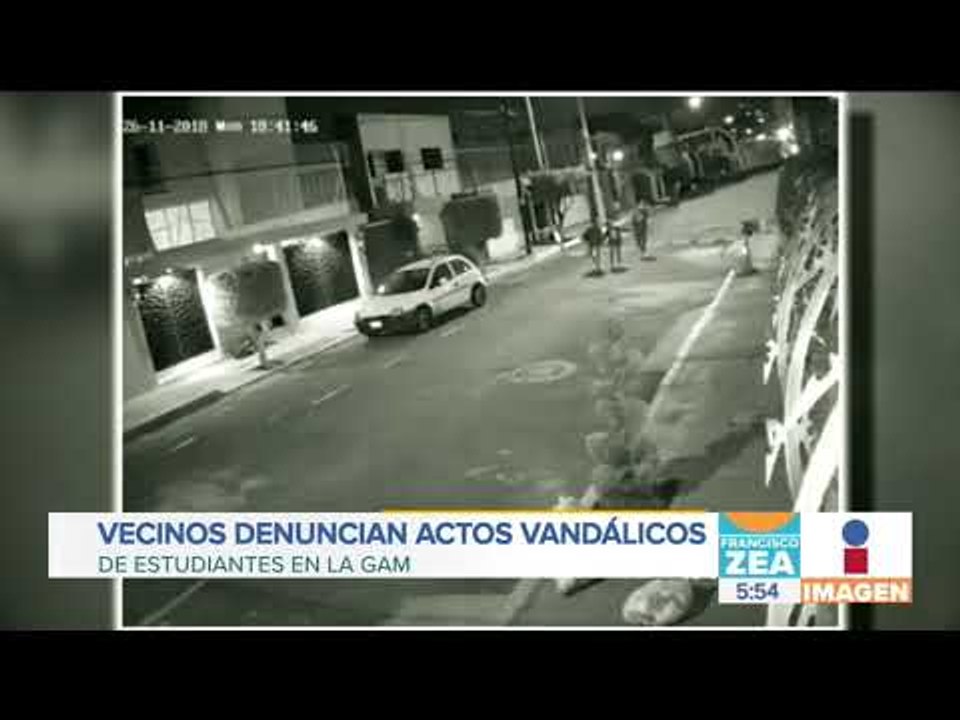 Vecinos denuncian actos vandálicos de estudiantes del CONALEP en la GAM | Noticias con Paco Zea