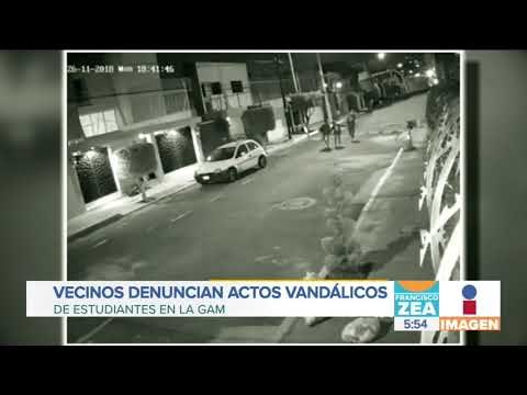Vecinos denuncian actos vandálicos de estudiantes del CONALEP en la GAM | Noticias con Paco Zea
