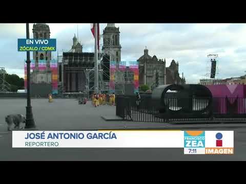 Preparativos en el Zócalo para el AMLOfest | Noticias con Francisco Zea