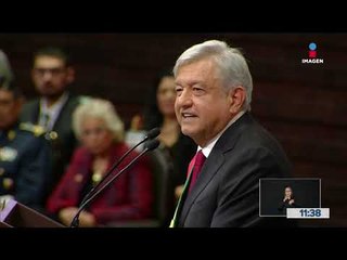 El presidente López Obrador critica al "neoporfirismo" o neoliberalismo | Toma de posesión