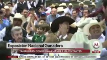 Celebran exposicion nacional ganadera en Tamaulipas