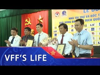 Lễ công bố nhà tài trợ và bốc thăm LTĐ giải nữ VĐQG cúp Thái Sơn Bắc 2018 | VFF Channel