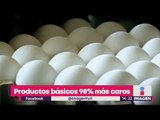 ¡Productos básicos de México ya son 98% más caros! | Noticias con Yuriria Sierra