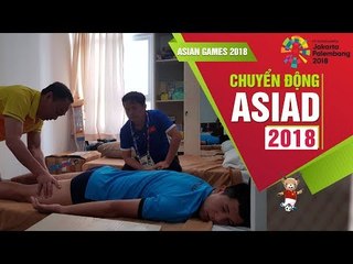 Đình Trọng được đưa đi khám để chẩn đoán chấn thương | VFF Channel