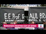 Jair Bolsonaro afirmó que duerme con un arma ¡porque no se siente seguro! |  Yuriria Sierra