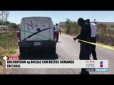 Encuentran 19 bolsas con restos humanos en Jalisco | Noticias con Ciro Gómez Leyva