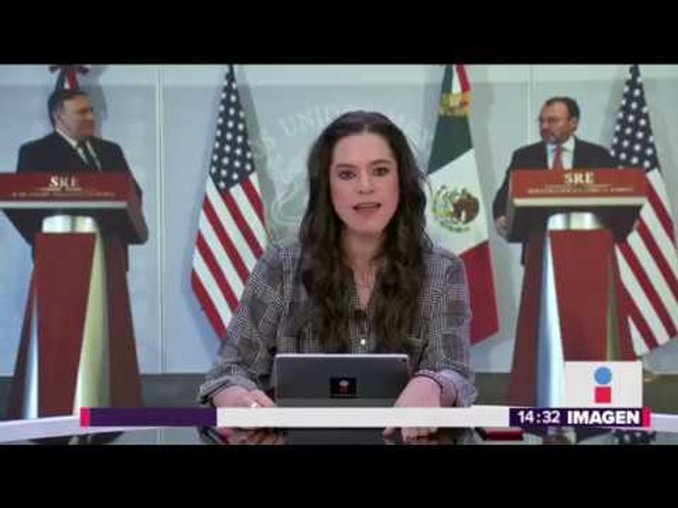 Mike Pompeo en México "Migración es un problema" | Noticias con Yuriria Sierra