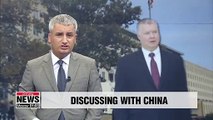 State Department confirms U.S. Special Representative for N. Korea Stephen Biegun in Beijing